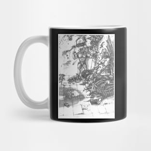 Gerald Dead and Perch the Undead Dragon Mug